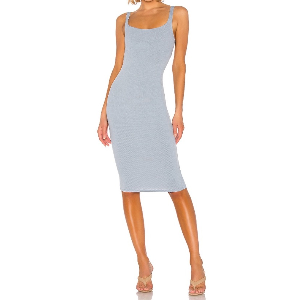 Open Back Midi Dress
